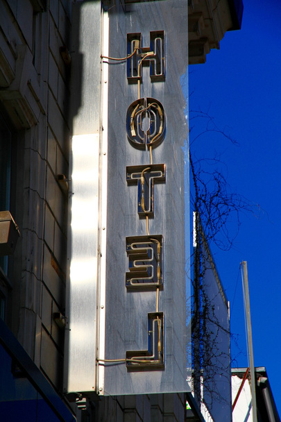 Hotel teken - Foto, afbeelding