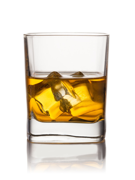 Glas Scotch Whiskey und Eis - Foto, Bild