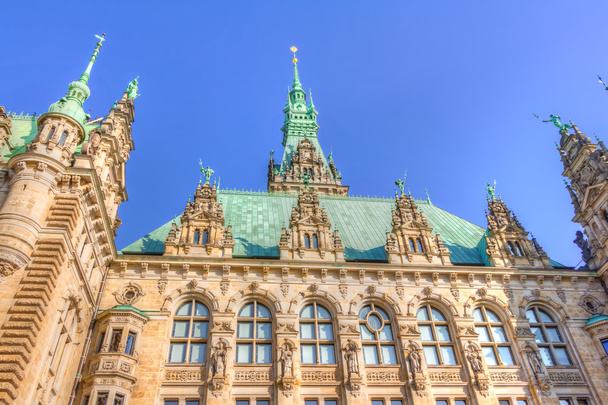 Hamburg town hall - 写真・画像