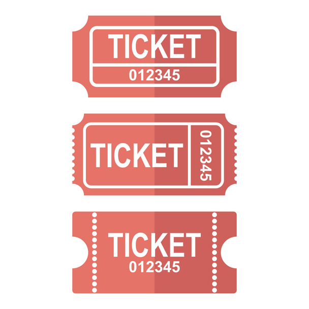 значок билета
 - Вектор,изображение