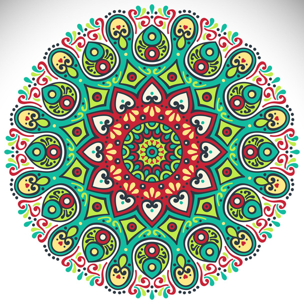 Vector indian Mandala - Διάνυσμα, εικόνα