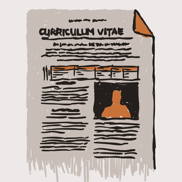 Curriculum Vitae Reprendre Icône Symbole
 - Vecteur, image
