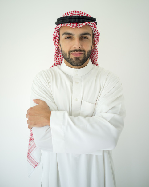Portrait of attractive Arabian man - Foto, Imagem
