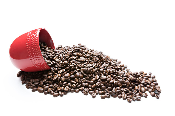 aromatische koffie bonen - Foto, afbeelding
