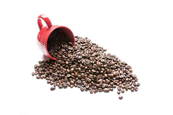 aromatische koffie bonen - Foto, afbeelding