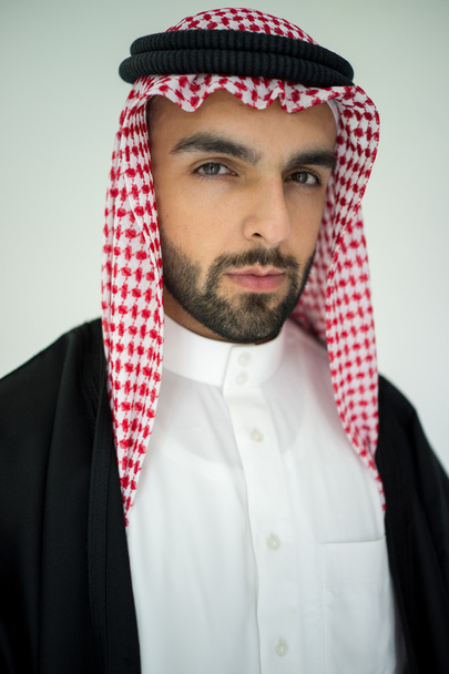Arabic young businessman posing - 写真・画像