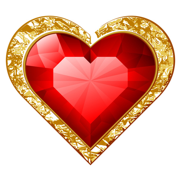 Heart jewelry - Vektor, obrázek