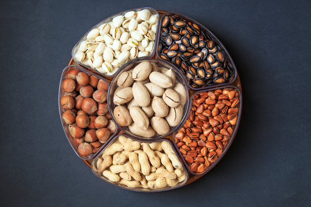 Many varieties of dried fruit - Photo, Image