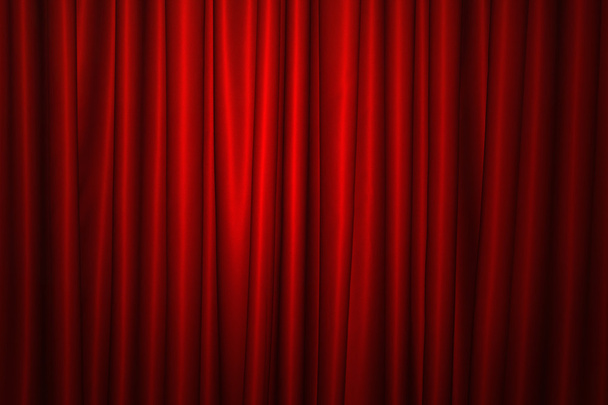 Red Curtain Background  - Photo, Image