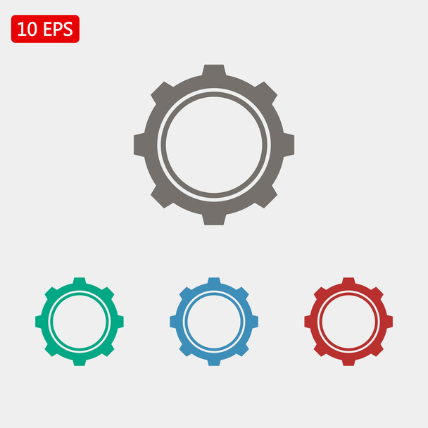 gear icons set - Vecteur, image