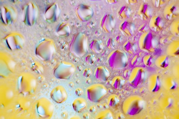 Colorful liquid droplets background - Photo, Image