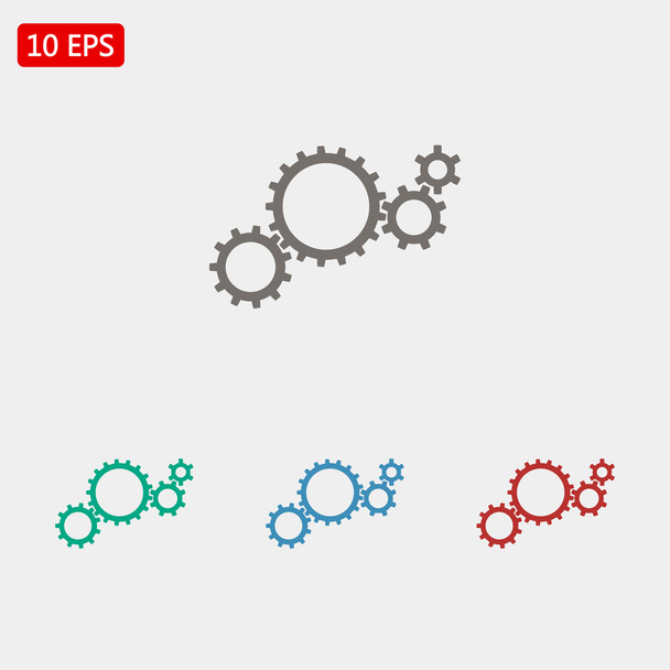 gears icon illustration - Вектор, зображення