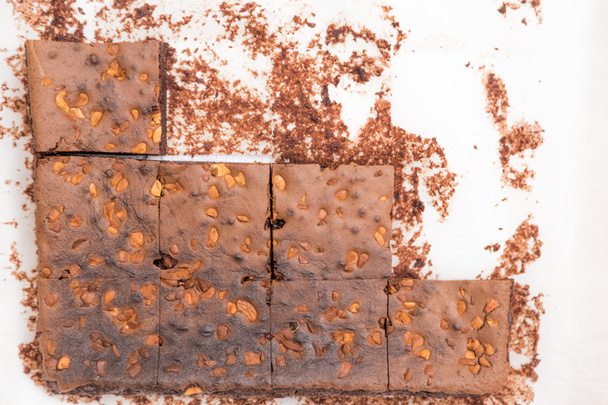 Домашние шоколадные пирожные, свежие пирожные
 - Фото, изображение