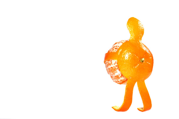 Mandarin-Man carrying himself - Photo, Image