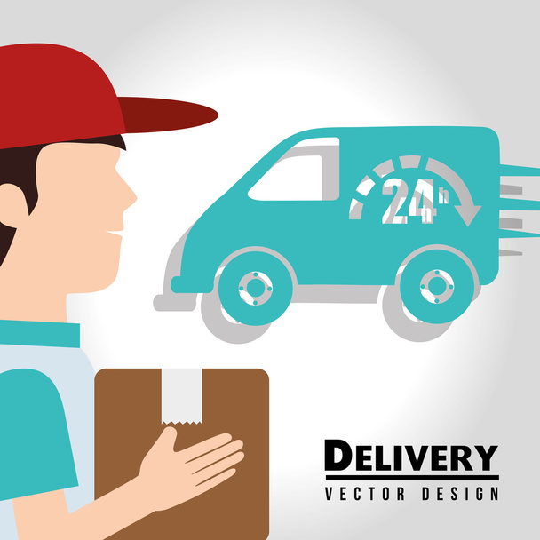 delivery service design - Vector, Image