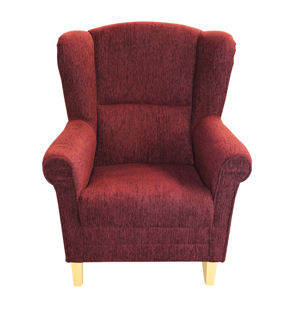 Purple Armchair Isolated - Foto, Imagem