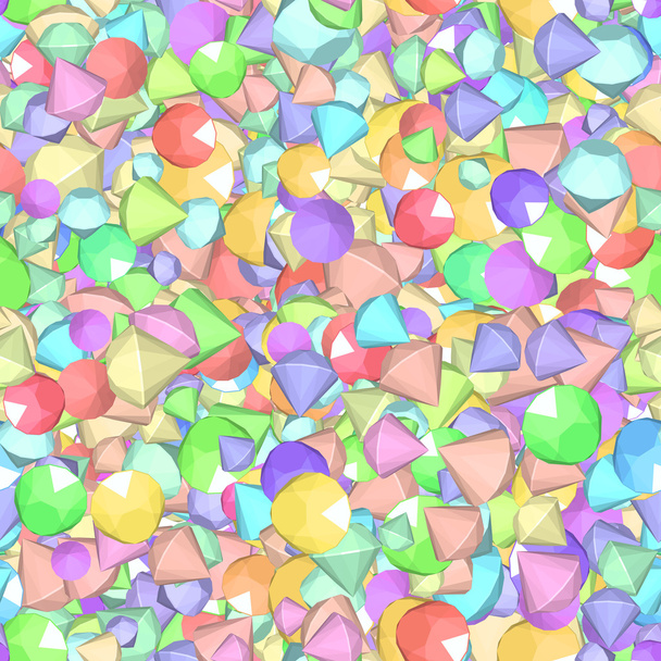 Διάνυσμα μοτίβο με χάντρες και κρύσταλλα - Διάνυσμα, εικόνα