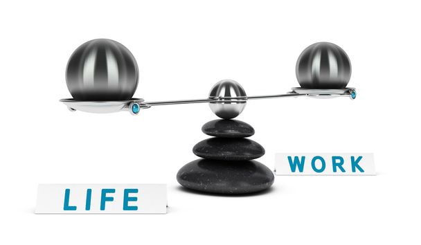 Trabalho e Equilíbrio de Vida Dichotomia
 - Foto, Imagem