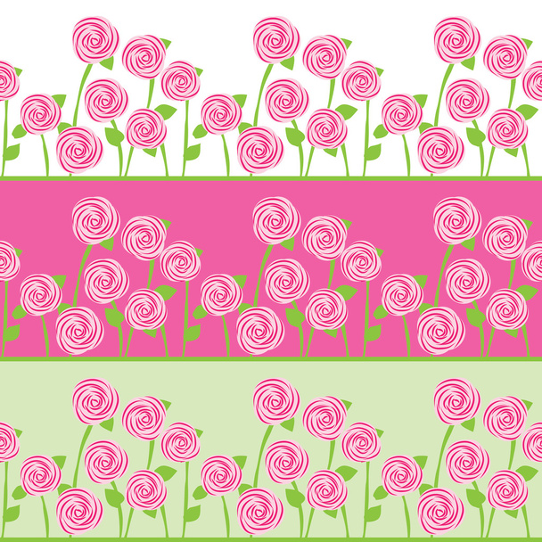Seamless pattern of roses - ベクター画像