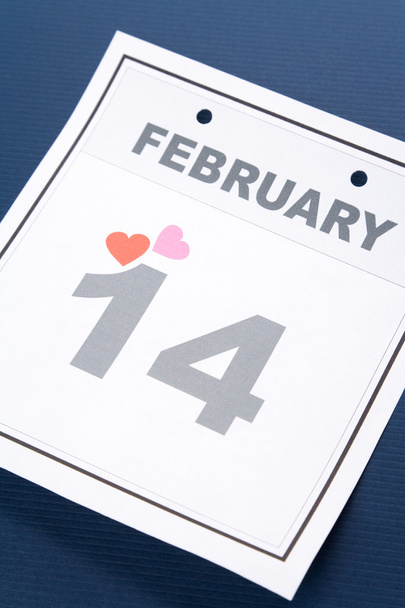 Calendar Valentine's Day - Foto, Imagem