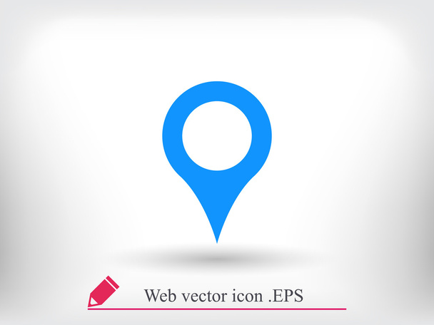 Mapa icono puntero
 - Vector, Imagen