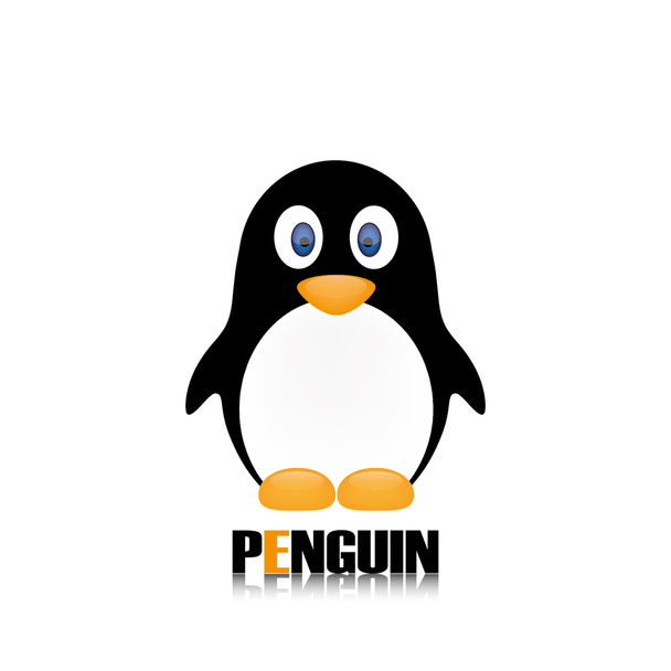 иконка пингвина, векторная графика
 - Вектор,изображение