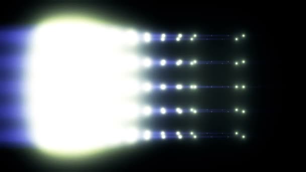 Lâmpadas piscando com lente Flares
 - Filmagem, Vídeo