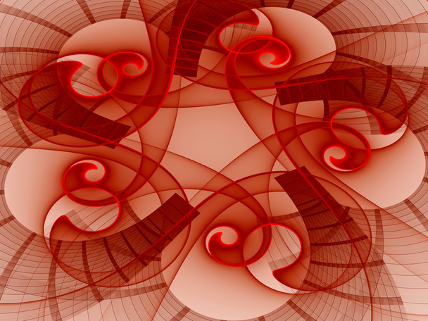 Абстрактний фон червоної технології, створений комп'ютером
 - Фото, зображення