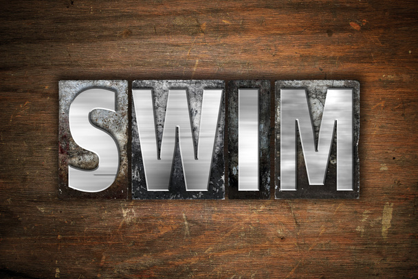 Концепція плавання Тип металевої літери
 - Фото, зображення