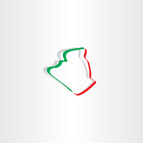 Дизайн иконок алжирской карты
 - Вектор,изображение