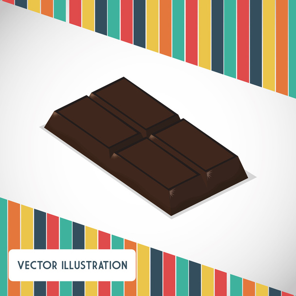 チョコレートのアイコン デザイン - ベクター画像