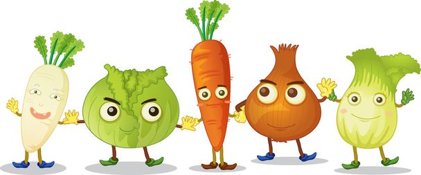 Vegetables - Vector, Image