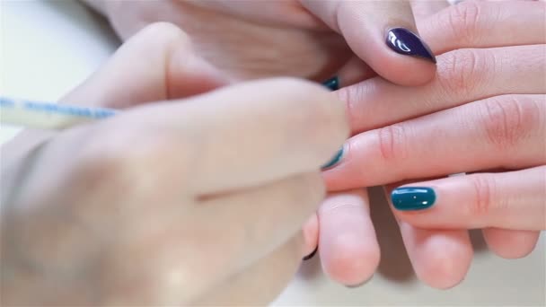Patterned nails panther - Footage, Video
