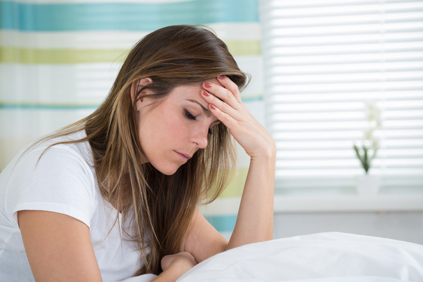 Woman Suffering From Headache - Фото, изображение