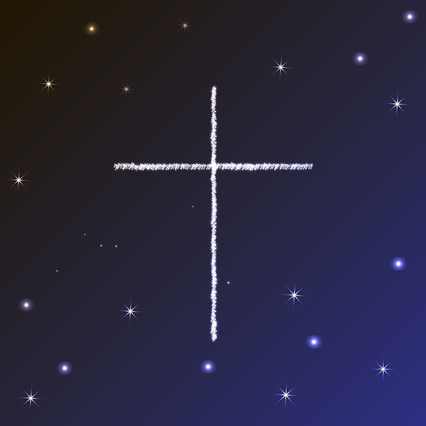 Το σύμβολο του Χριστιανισμού. Χριστιανικός Σταυρός. - Διάνυσμα, εικόνα