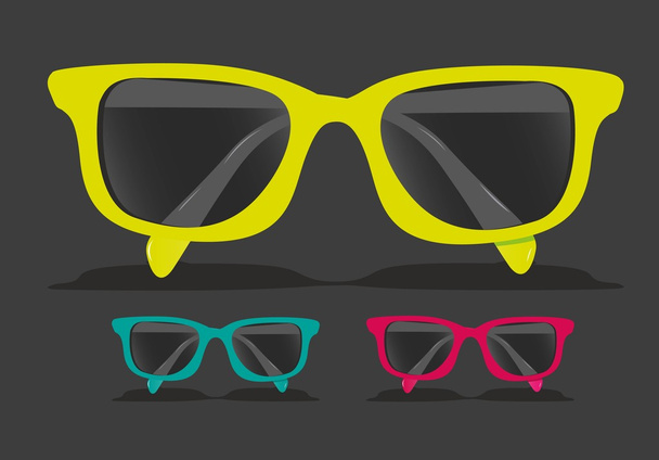 Gafas de colores
 - Vector, Imagen