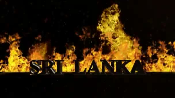 Sri Lanka segno sul fuoco ardente
 - Filmati, video