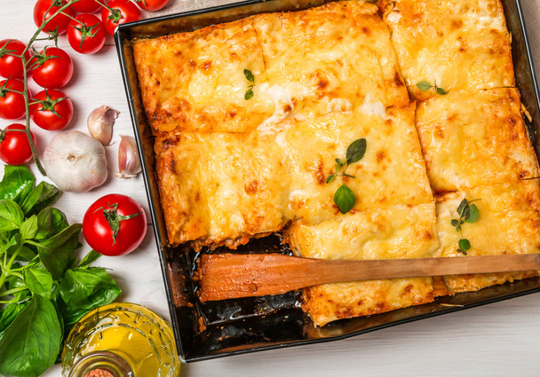 Traditional italian lasagna   - Zdjęcie, obraz