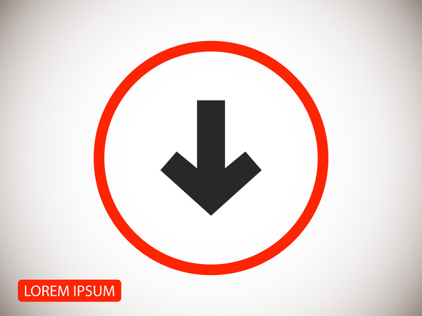 arrow button icon - Vector, Image