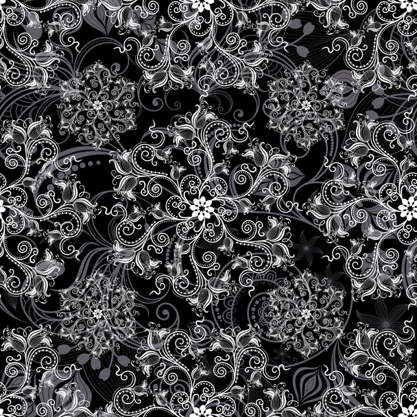 Black seamless pattern - ベクター画像