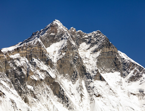 top of Lhotse, South rock face - Zdjęcie, obraz