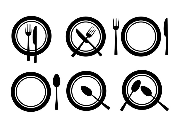 Collection of plates - Vector, Image