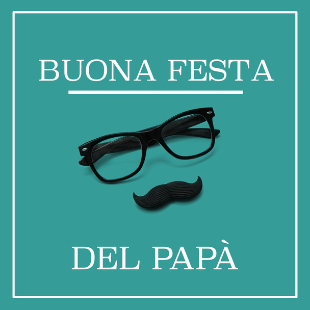 tekst buona festa del papa, ojcowie szczęśliwy dzień w języku włoskim - Zdjęcie, obraz