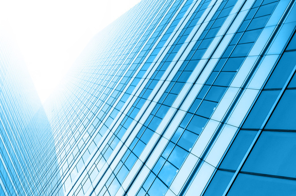 近代的なビジネスビルでガラス、高層ビルの建築のビジネス ・ コンセプト - 写真・画像