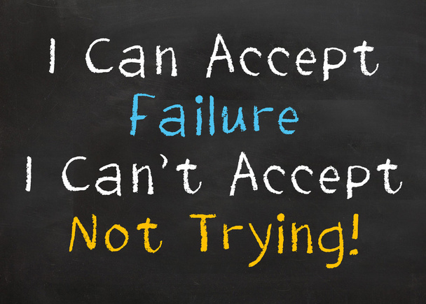 I Can Accept Failure - Photo, Image