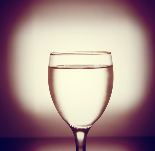Drinking cold water into glass - Photo, image