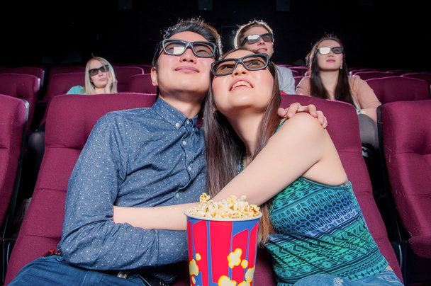 Lidé v kině 3d brýle - Fotografie, Obrázek