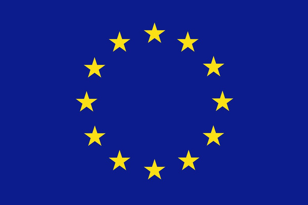 欧州連合の旗 - ベクター画像
