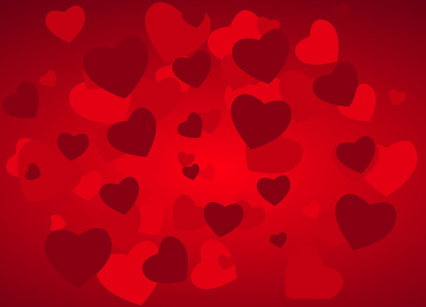 Valentin napi háttér szívvel - Vektor, kép