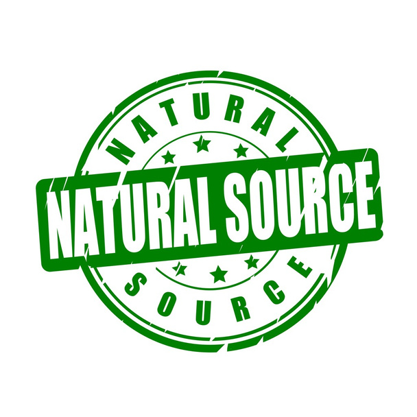 Natural source vector stamp - Vector, Image